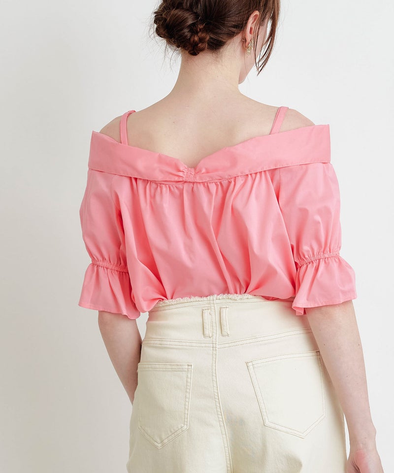 model：H160　着用サイズ：M　ピンク