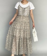 model：H164　着用サイズ：M　ベージュ