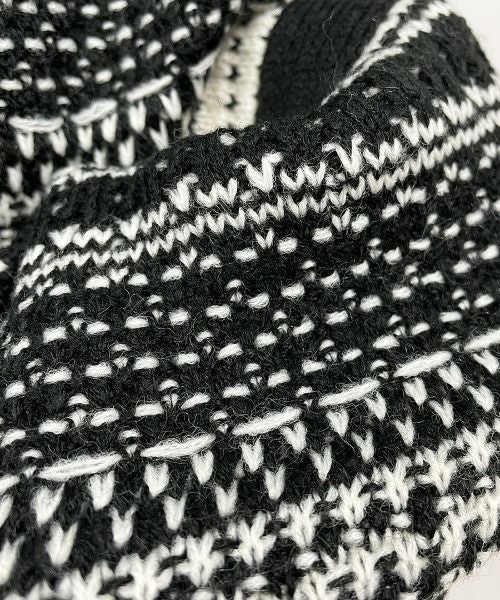 ブラック×ホワイト　生地アップ