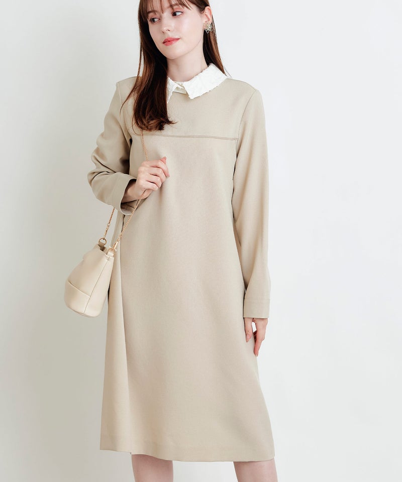 model：H160　着用サイズ：M　ベージュ