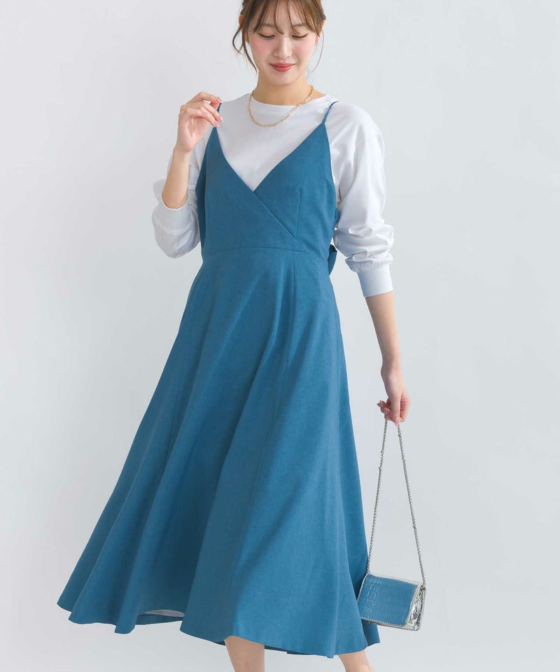 model：H165　着用サイズ：M　ブルー