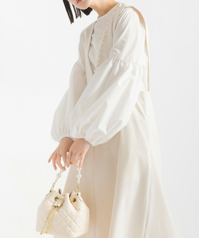 model：H162　着用サイズ：M　アイボリー