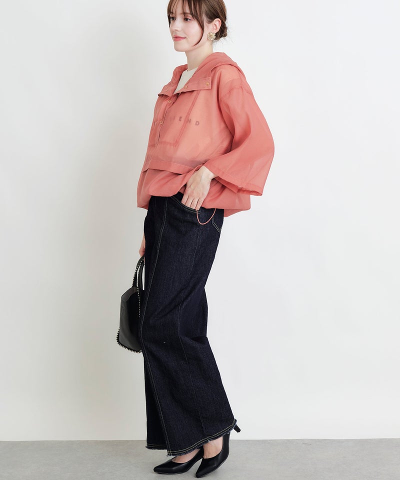 model：H164　着用サイズ：M　テラコッタ