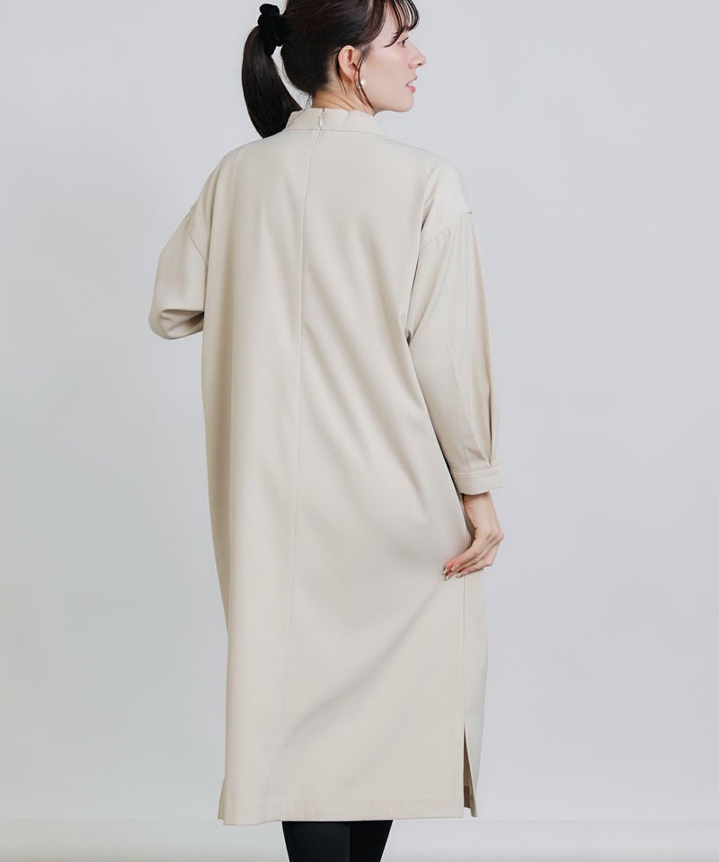 model：H155　着用サイズ：M　ベージュ