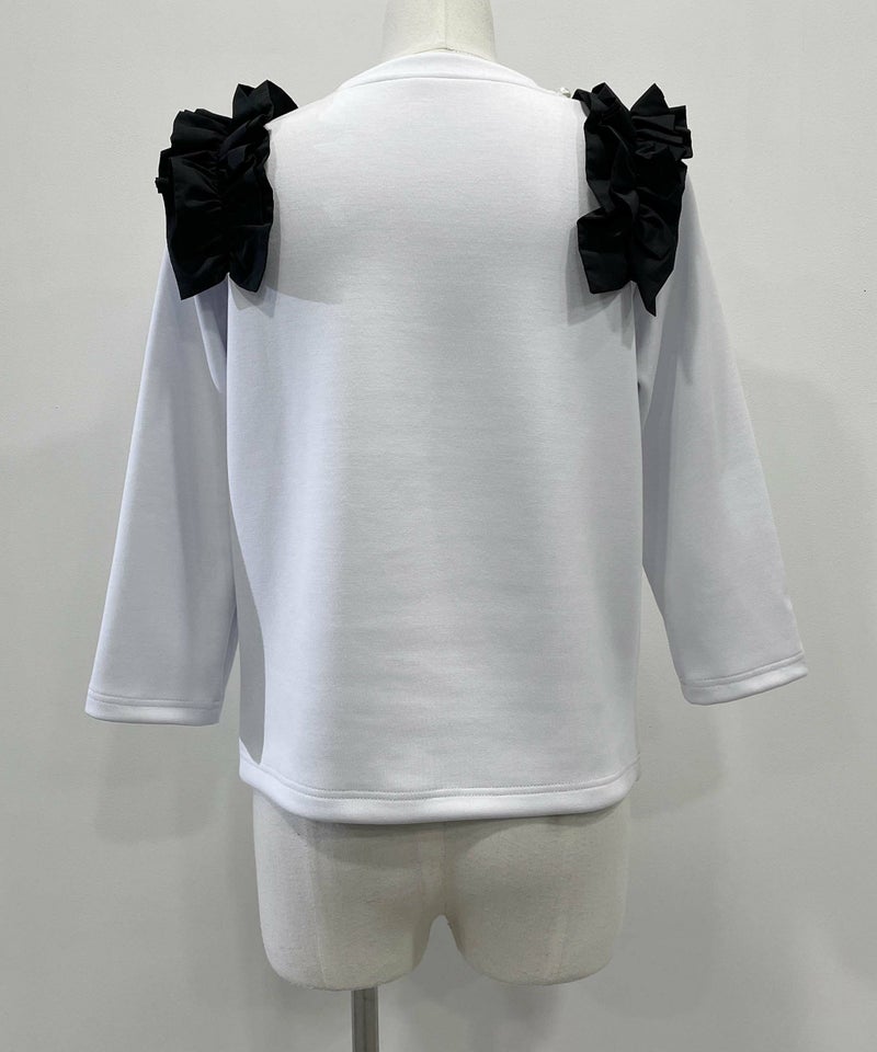 着用トルソーサイズ：B80, W60, H86 (Mサイズ着用）後ろ