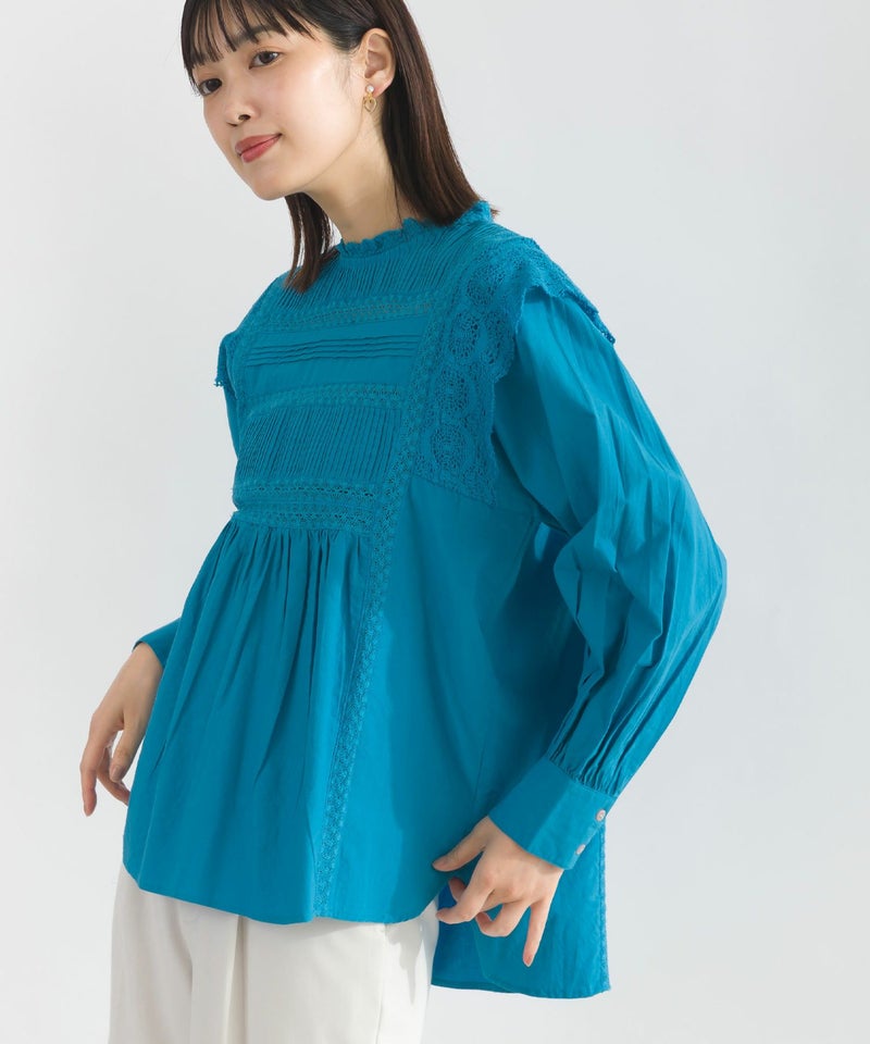 model：H162　着用サイズ：M　ブルー