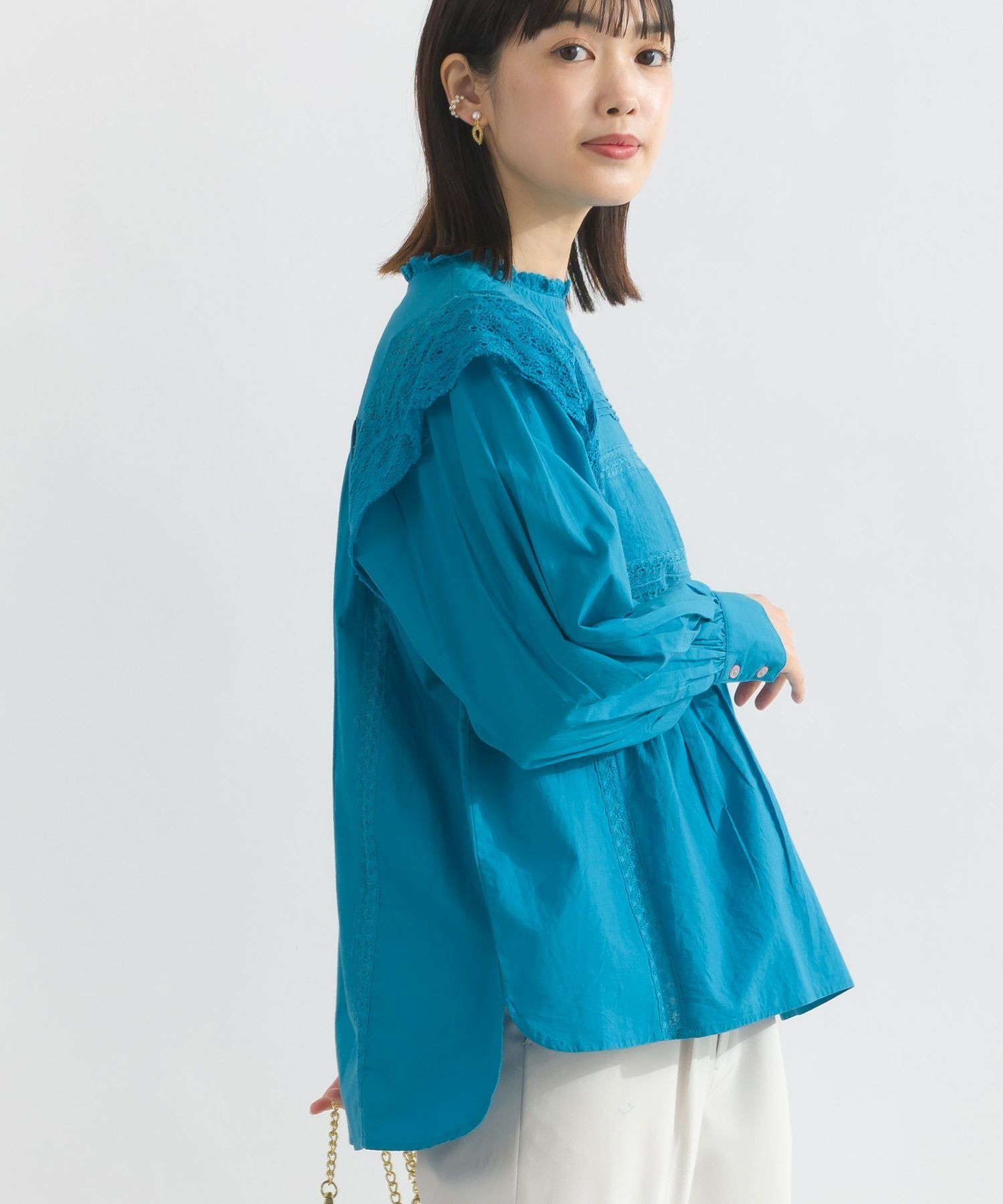 WEB限定】リバーレース×ピンタックブラウス | PICCIN (ピッチン) 公式通販
