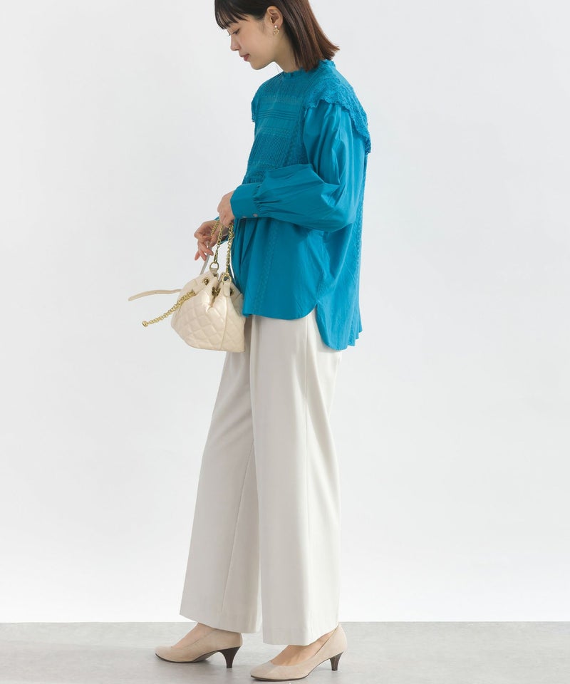 model：H162　着用サイズ：M　ブルー