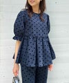model：H162　着用サイズ：M　ネイビー　(セットアップ)