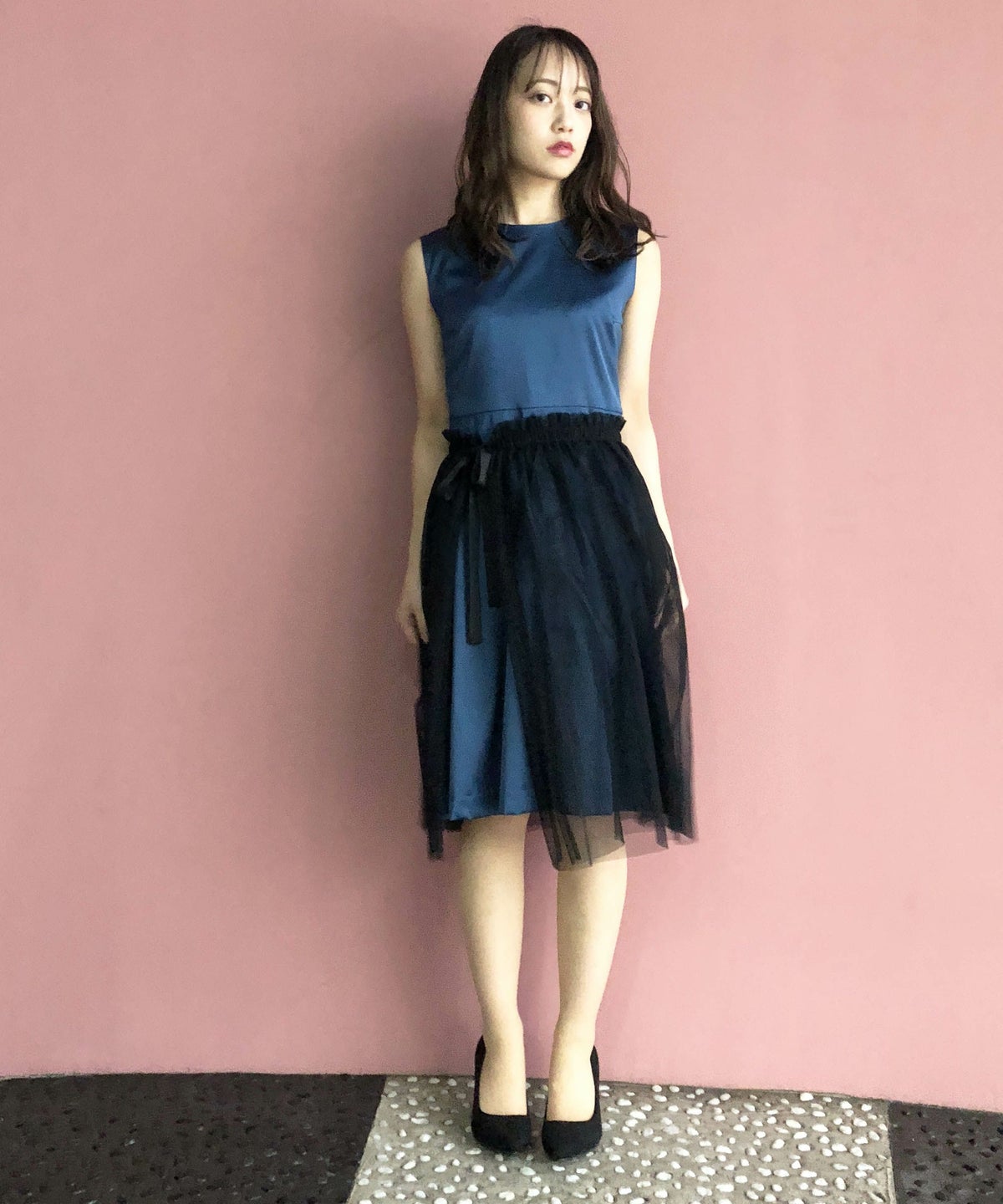 model：H156　着用サイズ：M　ダークグリーン