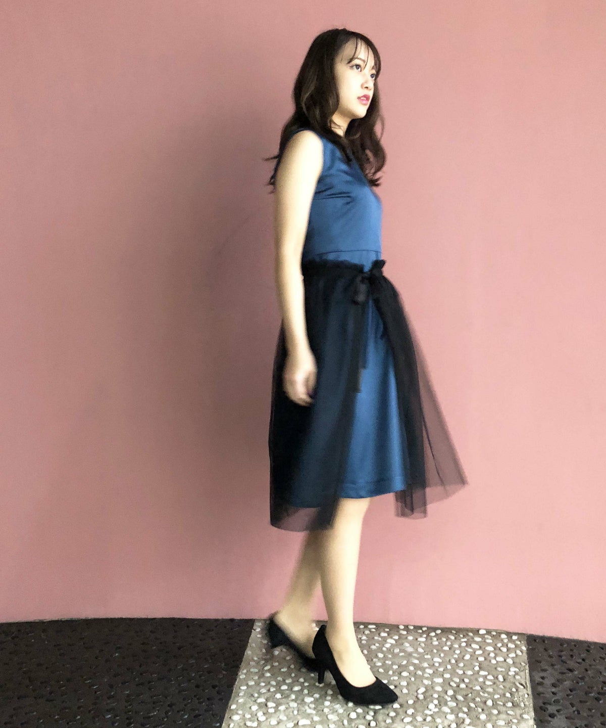 model：H156　着用サイズ：M　ダークグリーン