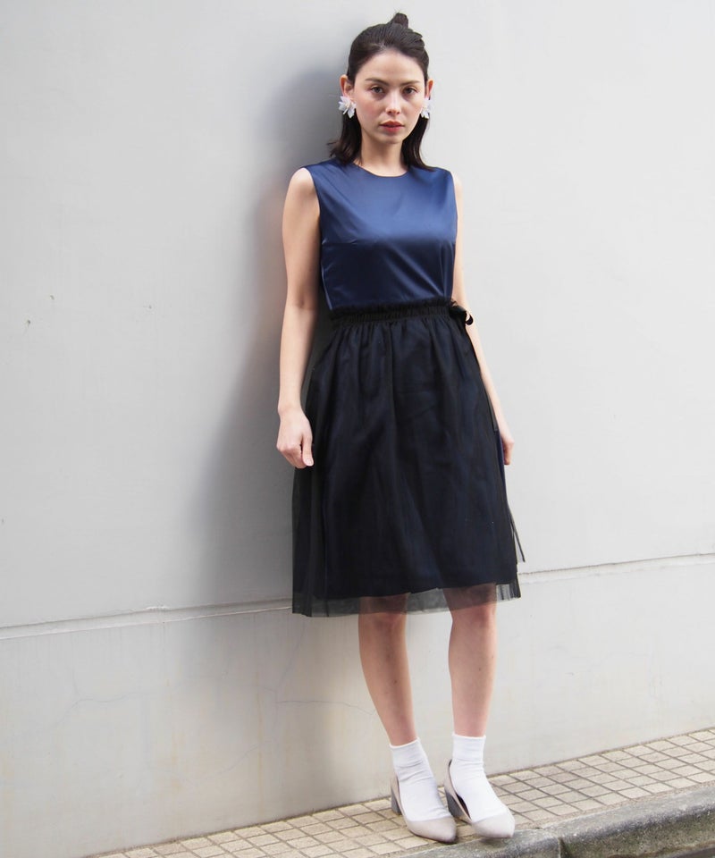model：H160　着用サイズ：M　ネイビー