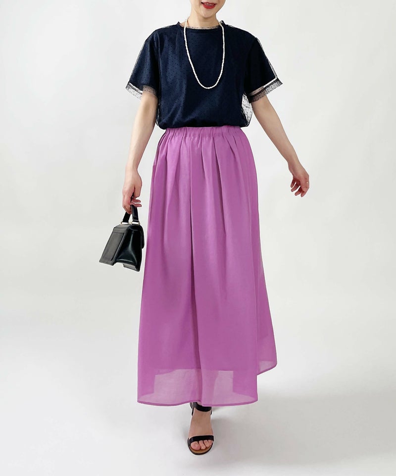 model：H164　着用サイズ：M　ネイビー