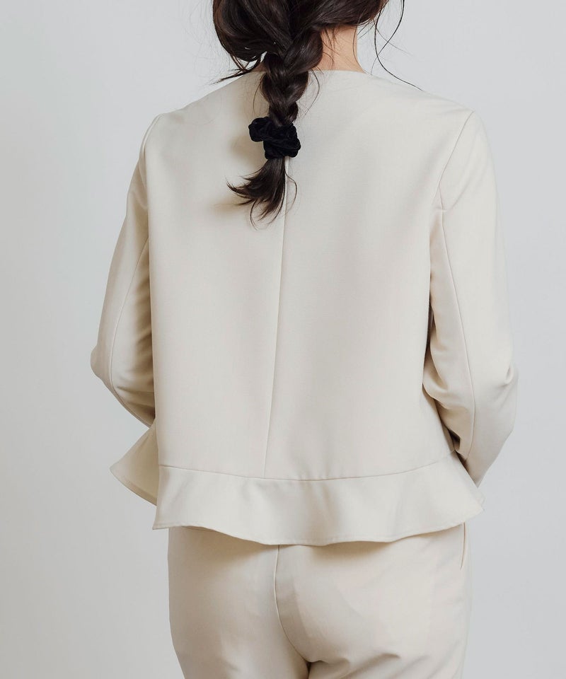 model：H155　着用サイズ：M　アイボリー