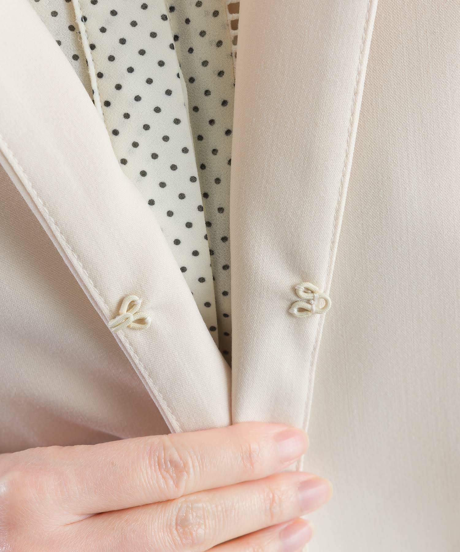 セットアップ可能】ペプラムパールジャケット | PICCIN (ピッチン