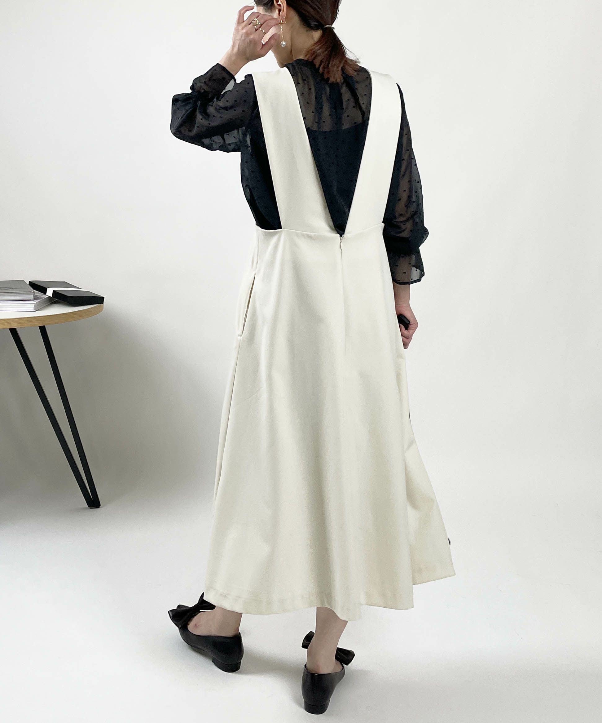 ドット　フロッキーバッグボウタイブラウス 好感度UP】フロッキードットボウタイブラウス | La boutique BonBon