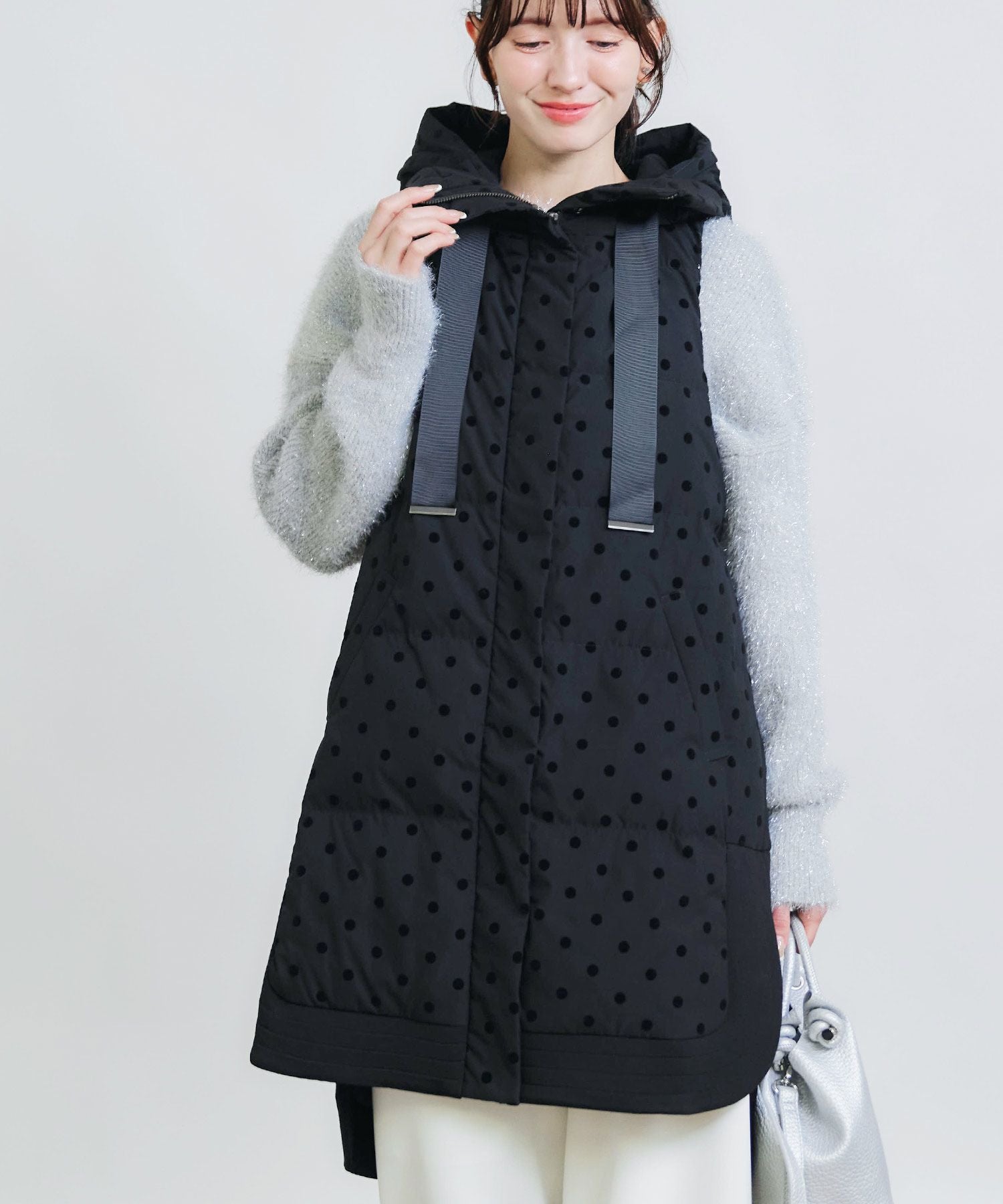 SANPAR I E ロングダウンベスト ロングフードダウンベスト《TAION & LIMONTA EAST》 ｜DAY by DAY It's