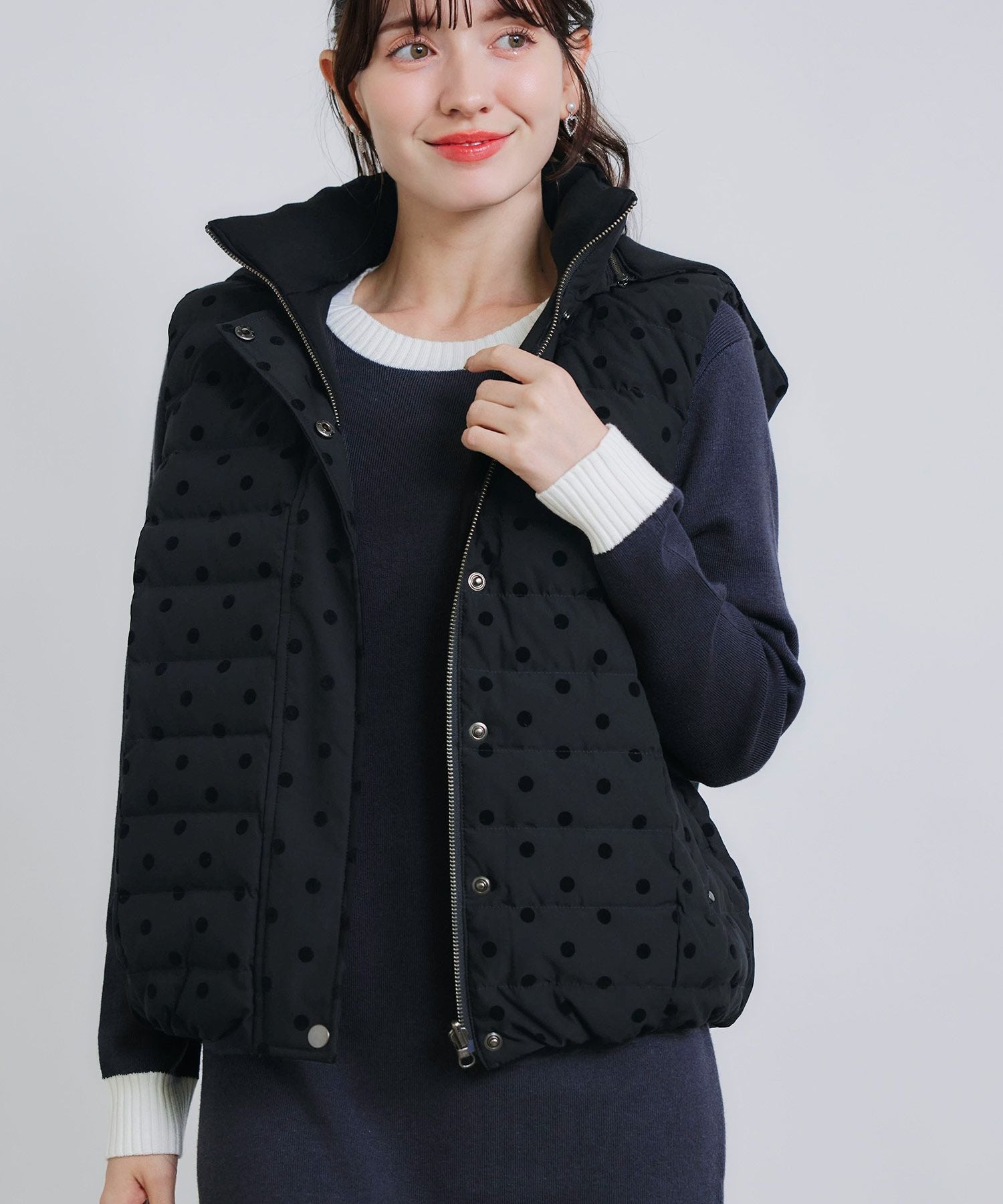 ★極希少 XLサイズ★ Schott ツイード ダウンベスト 千鳥格子 コンチョ schott（ショット）の「Schott (ショット) ウール ツイード ダウン