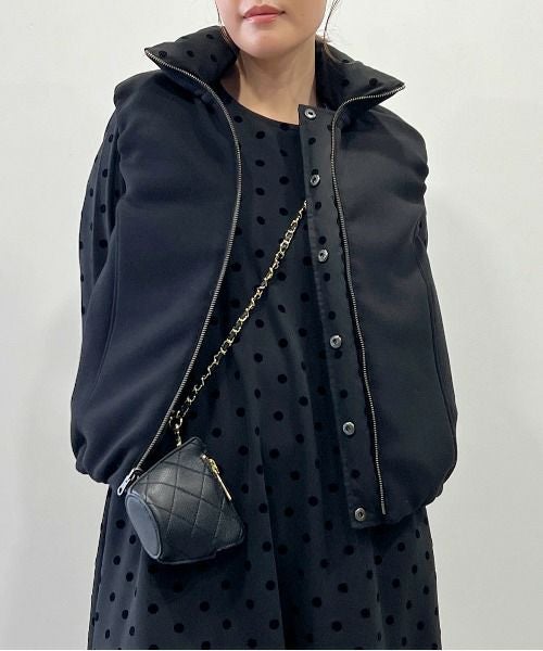 フロッキードットリバーシブルダウンベスト | PICCIN (ピッチン) 公式通販
