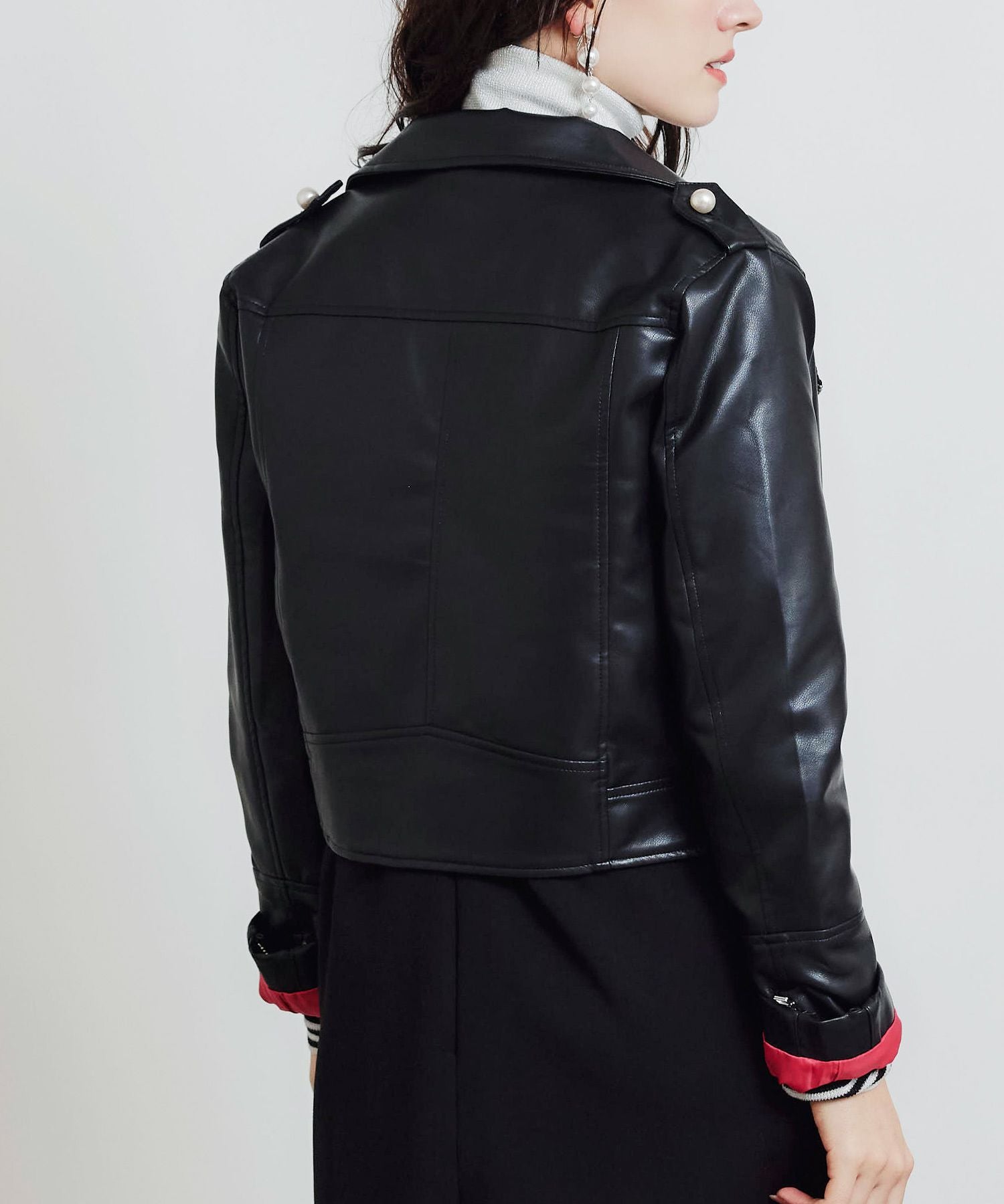 エコレザーパールライダースジャケット | PICCIN (ピッチン) 公式通販