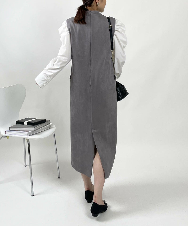 model：H164　着用サイズ：M　グレー