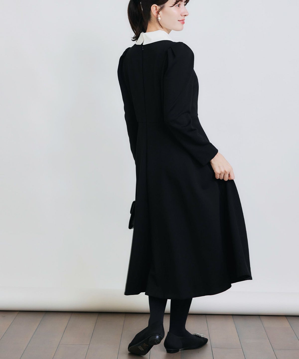 model：H155　着用サイズ：M　ブラック