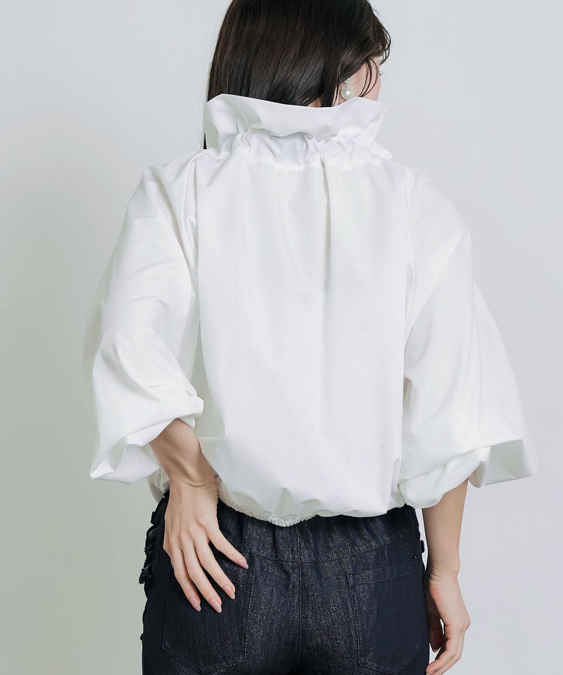 model：H155　着用サイズ：M　ホワイト系その他