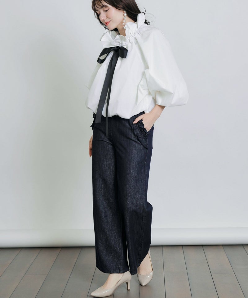 model：H155　着用サイズ：M　ホワイト系その他