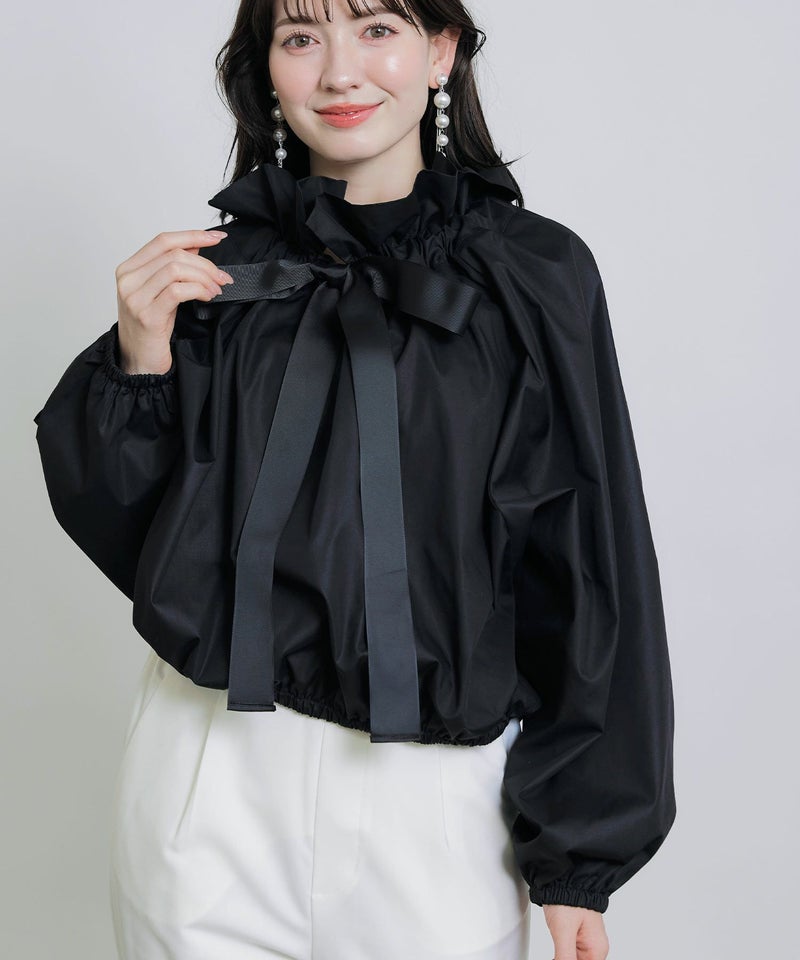 model：H155　着用サイズ：M　ブラック