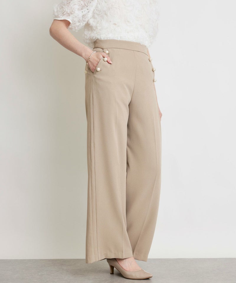 model：H160　着用サイズ：M　ベージュ