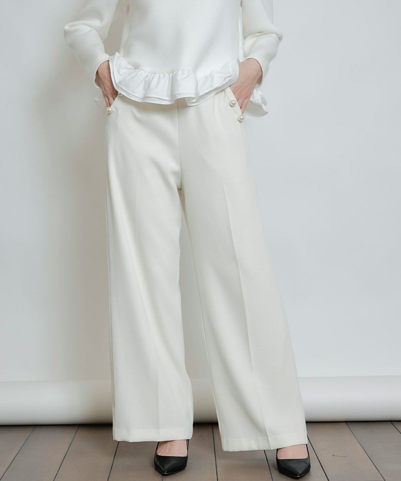 model：H160　着用サイズ：M　オフホワイト