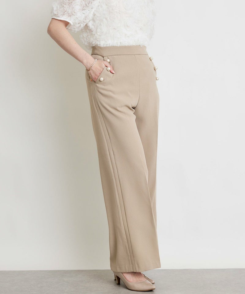 model：H160　着用サイズ：M　ベージュ