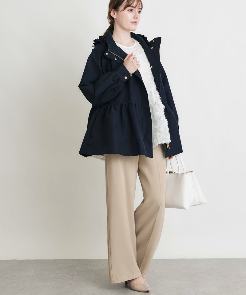 model：H160　着用サイズ：M　ベージュ