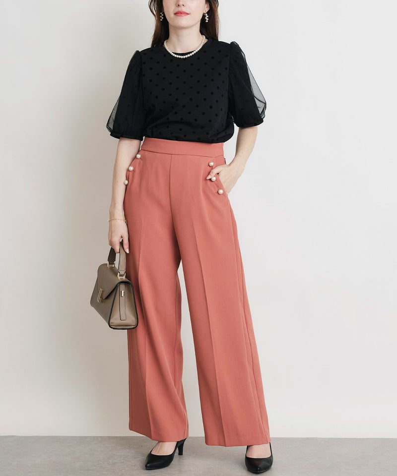 model：H160　着用サイズ：M　ピンク