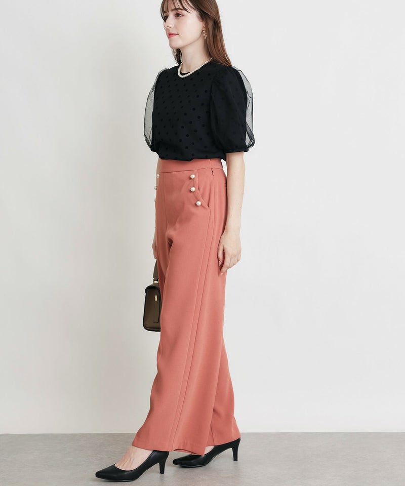 model：H160　着用サイズ：M　ピンク