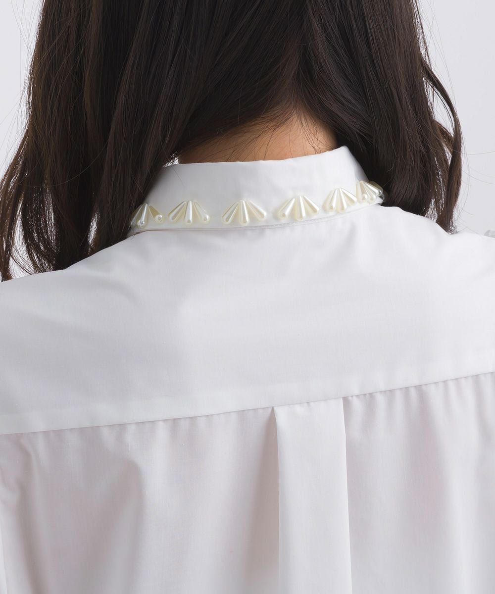 新品未使用☆襟付きビジュープルオーバー 取り外し可ビジュー衿トップス【WEB限定】 | AND ON JIONE STORE
