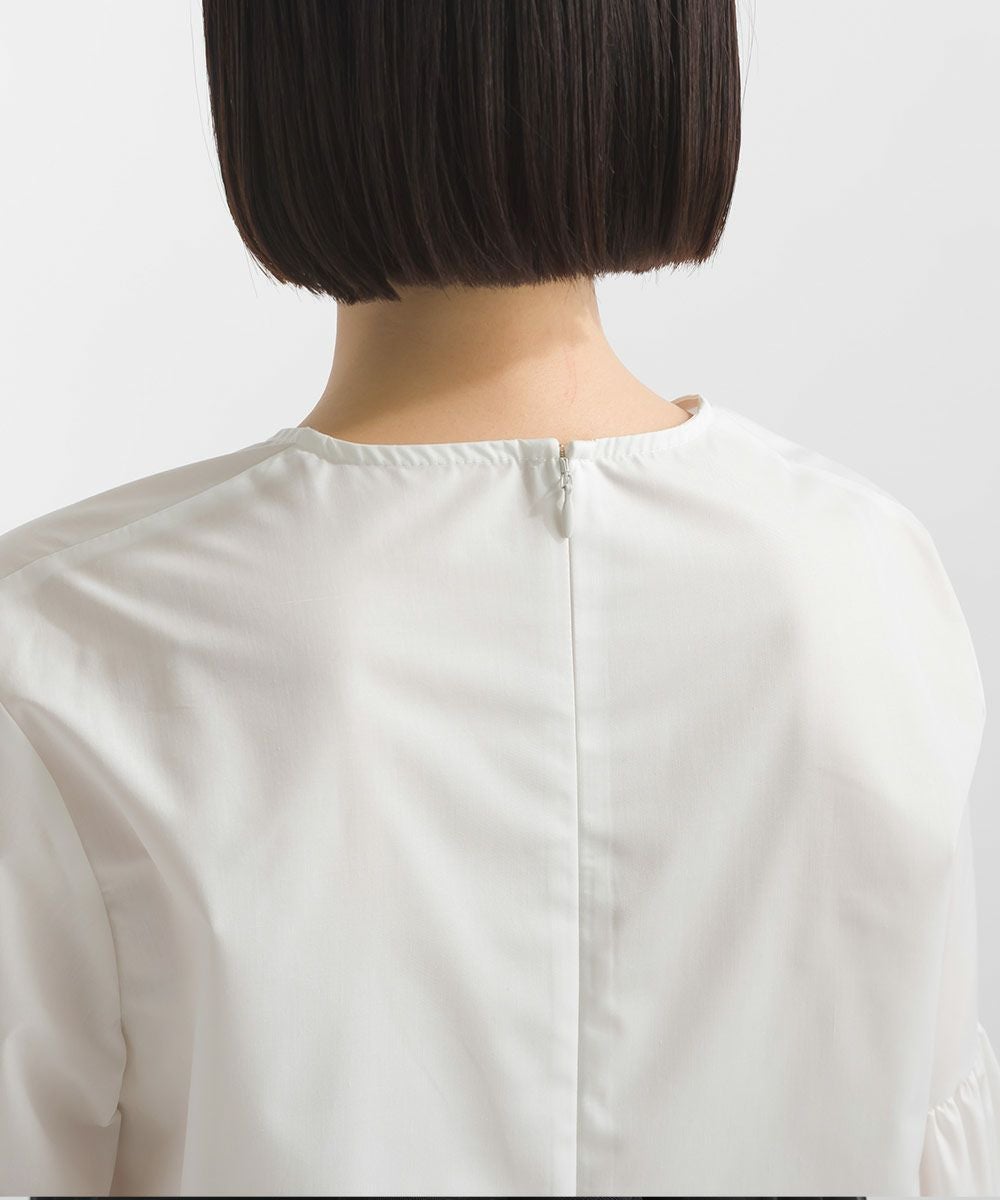 エムフィル ビッグバルーンパフスリーブブラウス ホワイト レディース 38【中古】【新入荷】◇ エムフィル ビッグバルーンパフスリーブブラウス ホワイト レディース