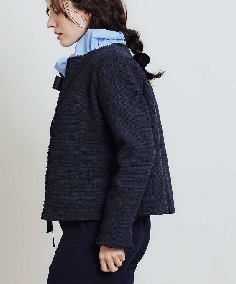 model：H155　着用サイズ：M　ネイビー