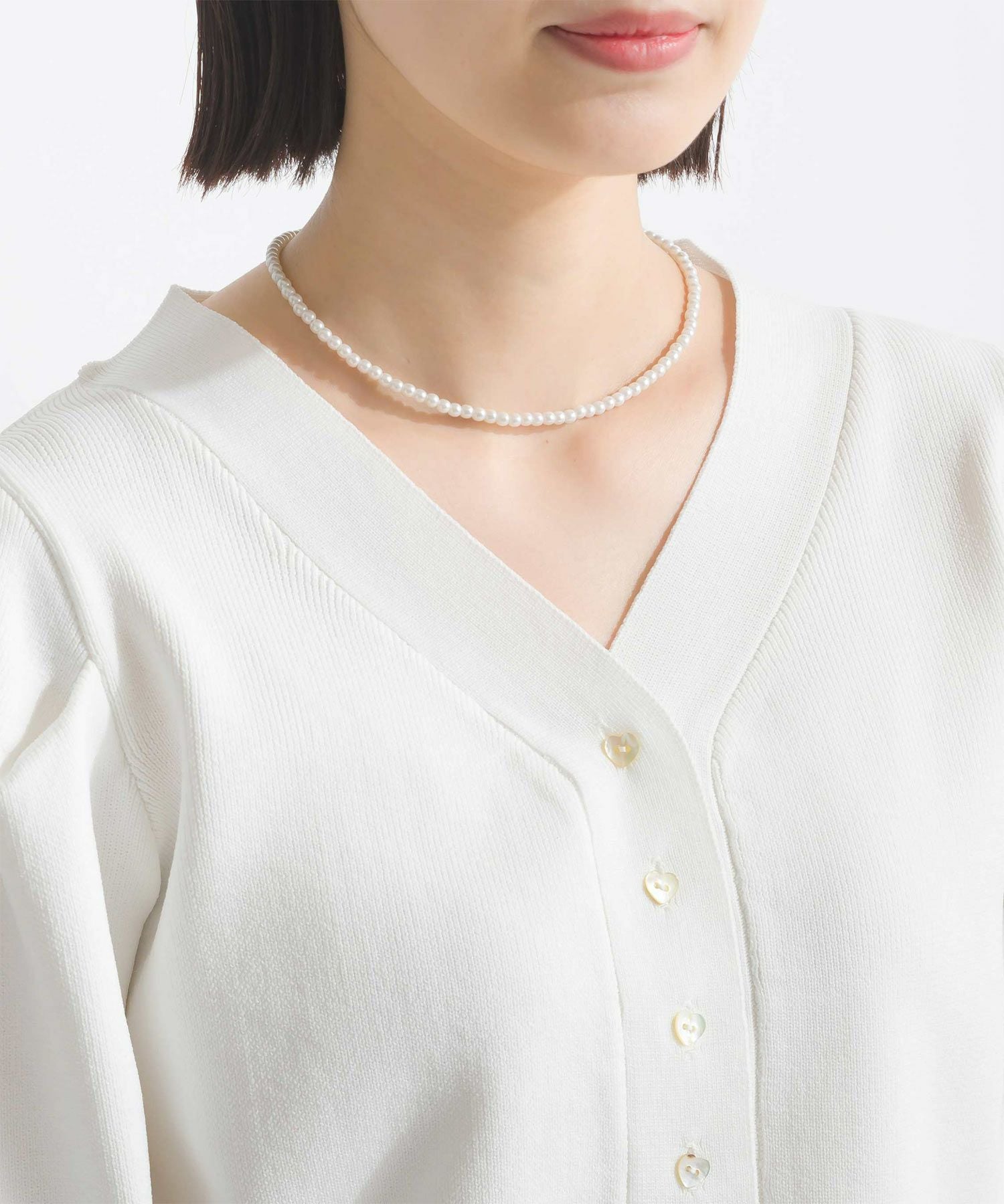 ビーティングハートインポートホワイトカーディガン ビーティングハートインポートホワイトカーディガンの通販 by バーディ