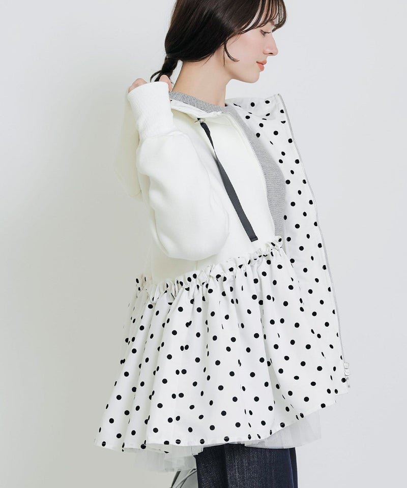 model：H155　着用サイズ：M　オフホワイト