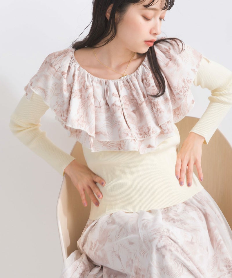 model：H157　着用サイズ：M　ベージュ　BIA-A553102とセットアップ