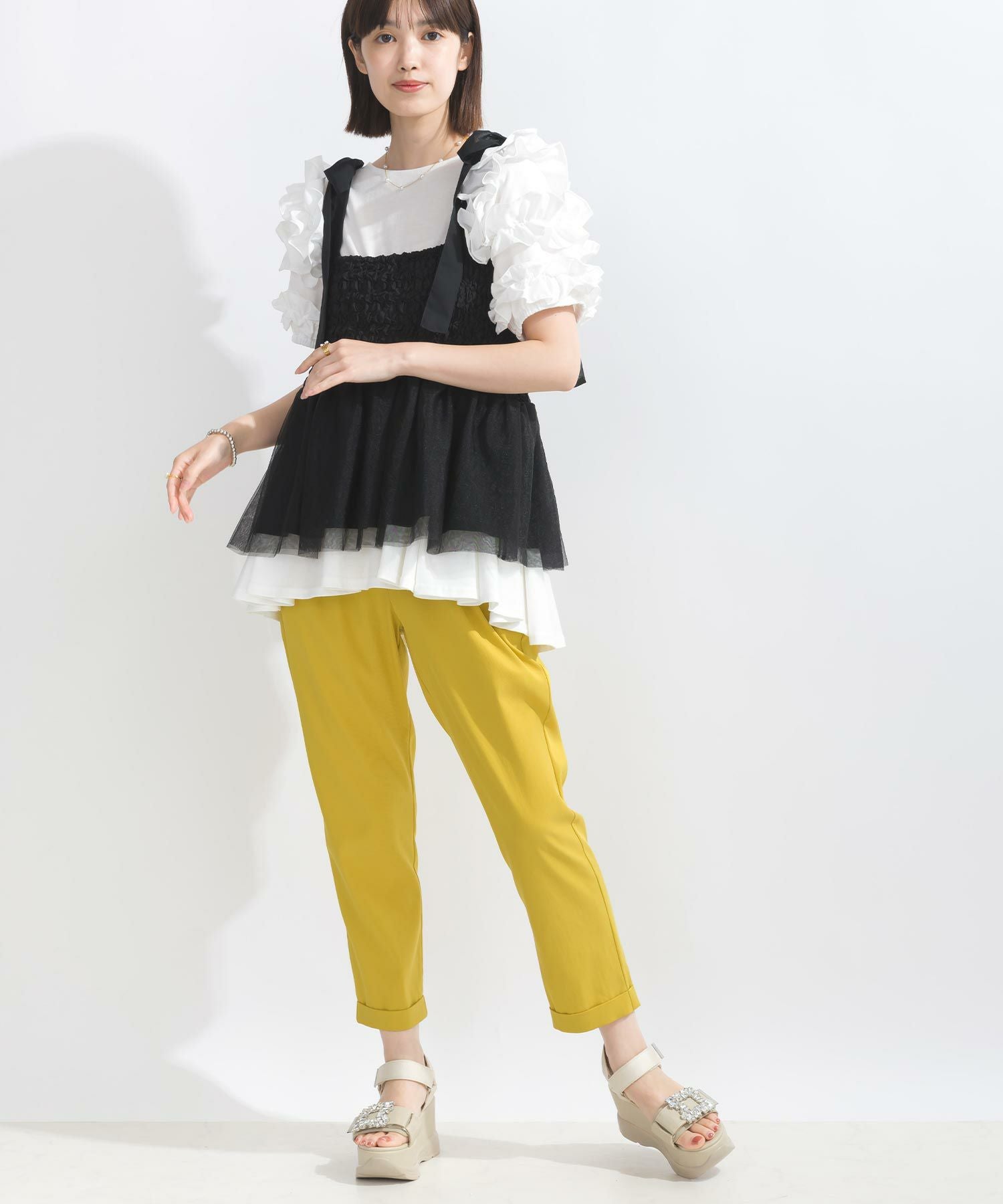 WEB限定】裾チュールビスチェ | PICCIN (ピッチン) 公式通販 WEB限定】裾チュールビスチェ | PICCIN (ピッチン) 公式通販