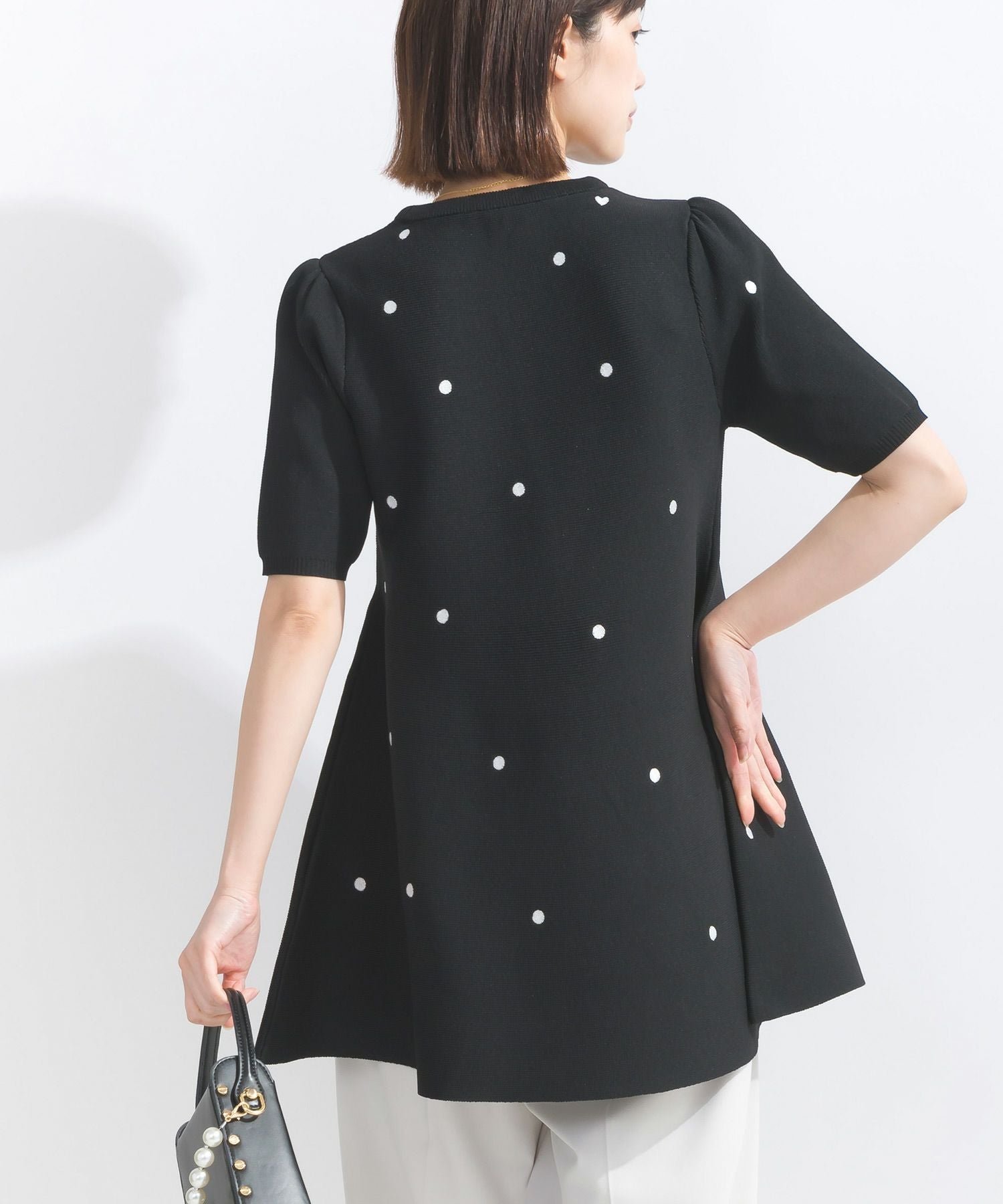 ドット刺繍ニットチュニック | PICCIN (ピッチン) 公式通販 ドット刺繍ニットチュニック | PICCIN (ピッチン) 公式通販