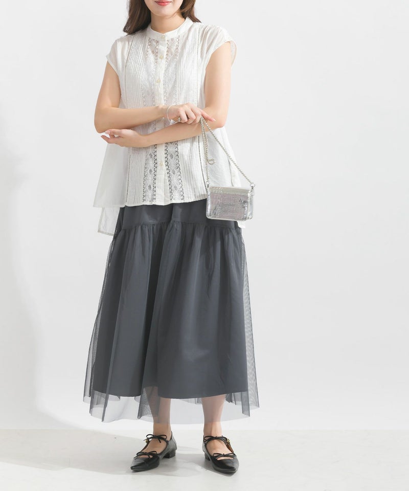 model：165cm　着用サイズ：M　ダークグレー