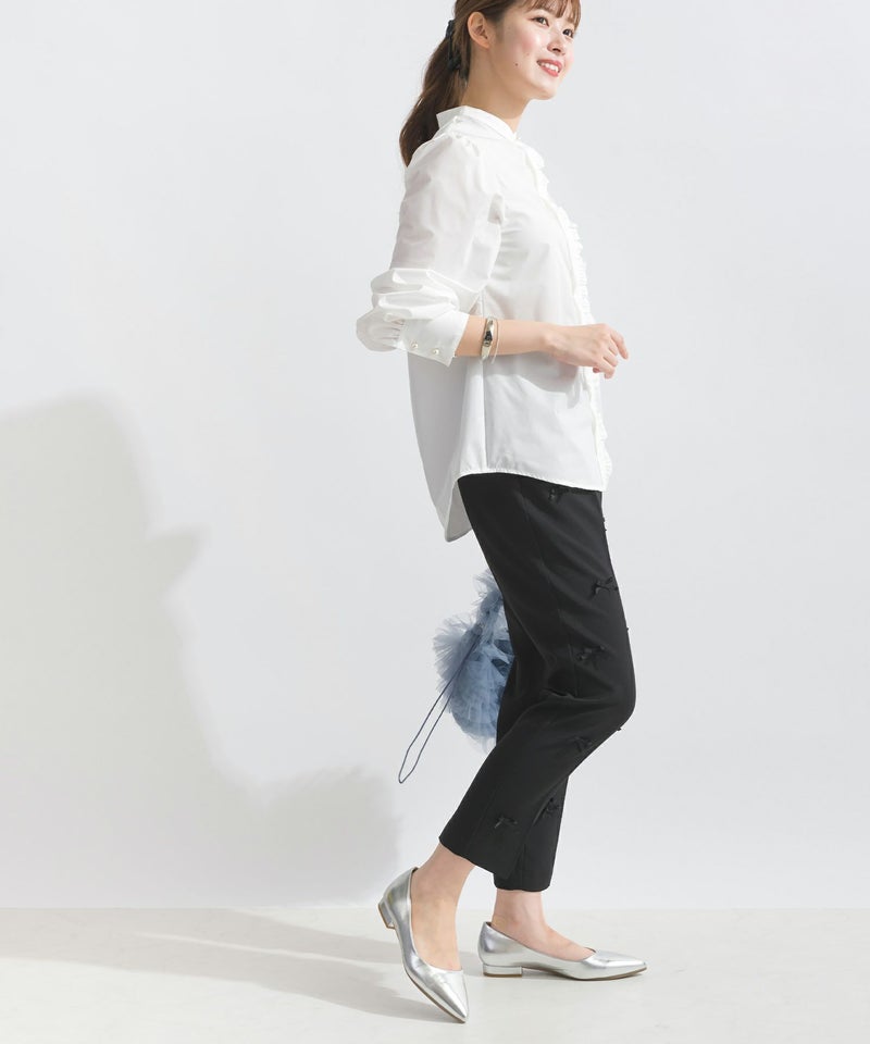 model：H165　着用サイズ：M　オフホワイト