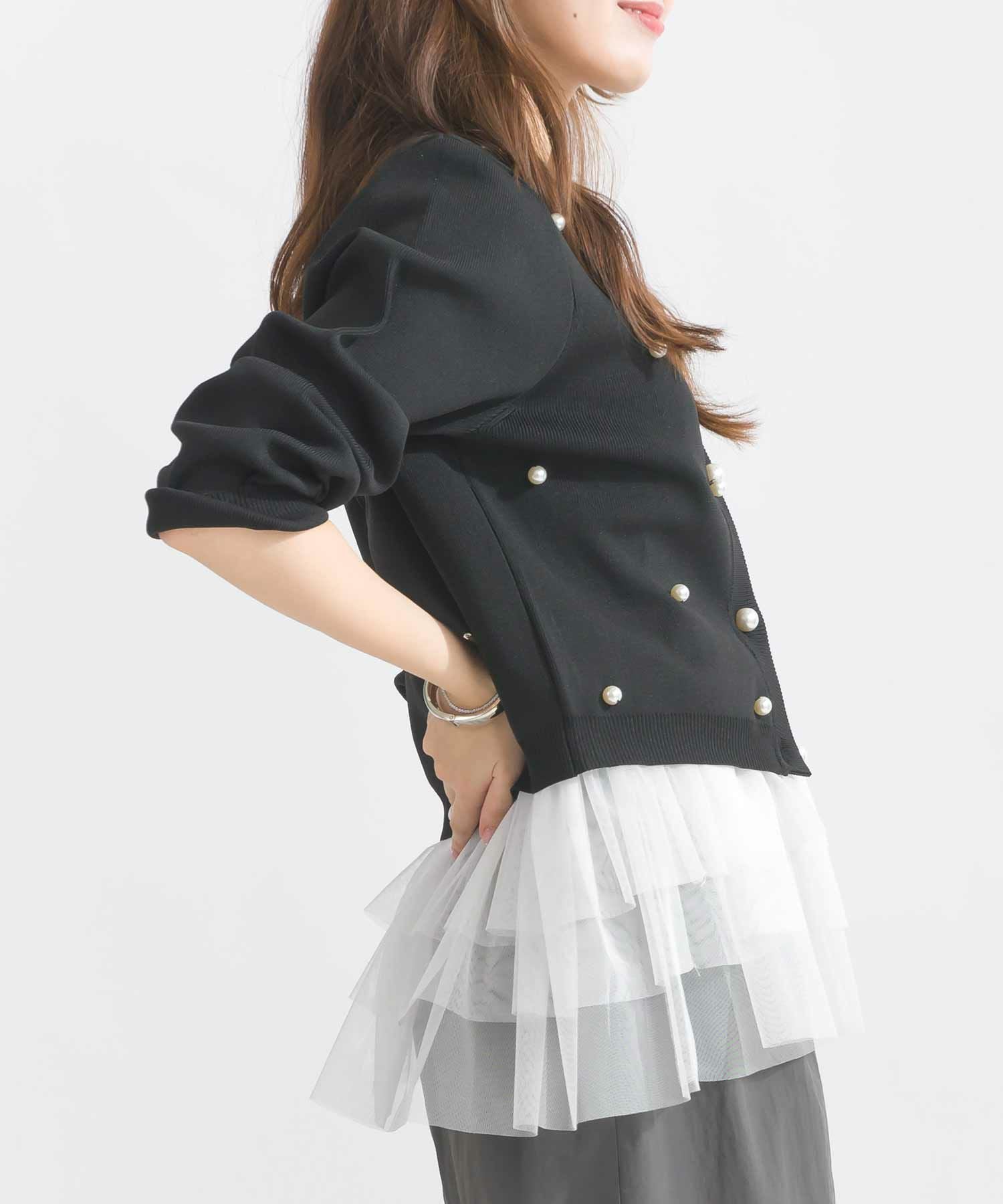 前後2wayチュール重ねタンクトップ | PICCIN (ピッチン) 公式通販