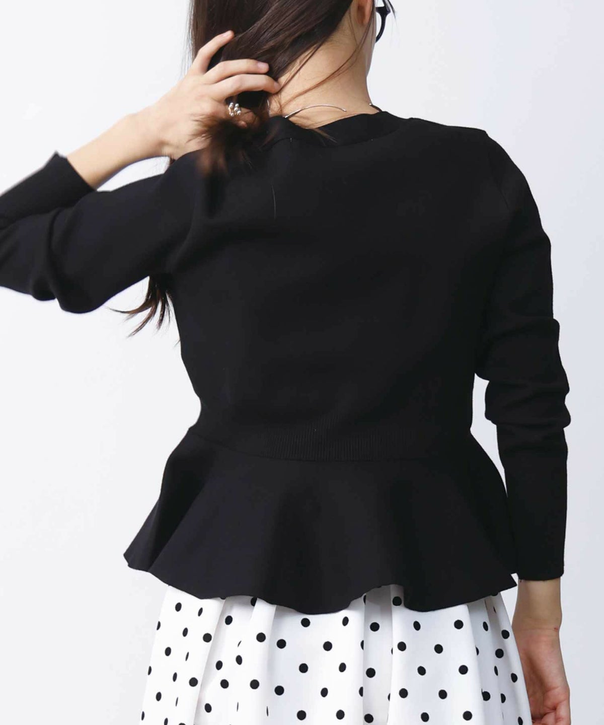 model：H160　着用サイズ：M　ブラック