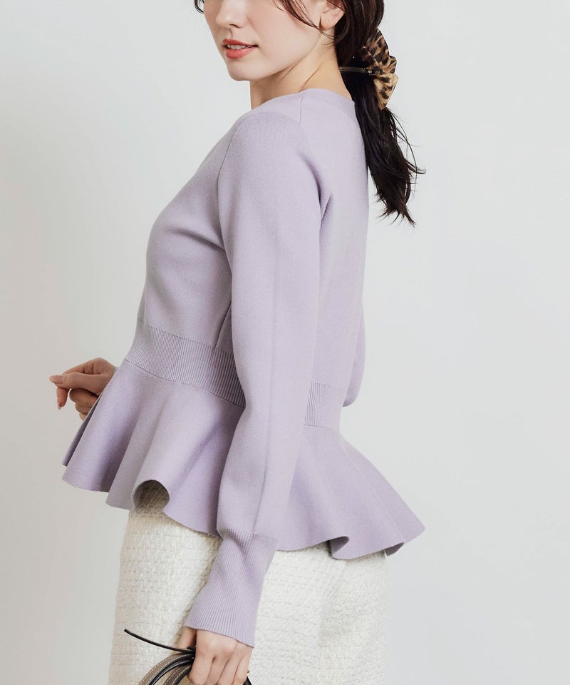 model：H155　着用サイズ：M　ラベンダー