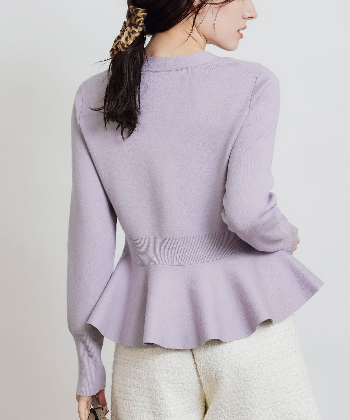 model：H155　着用サイズ：M　ラベンダー