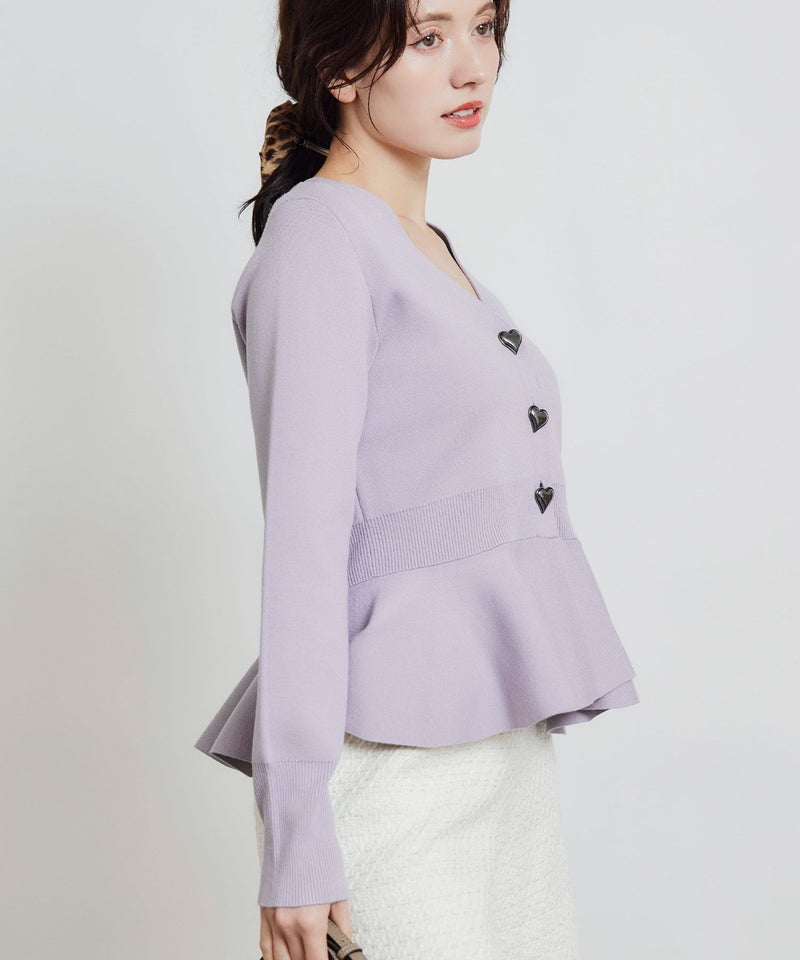 model：H155　着用サイズ：M　ラベンダー